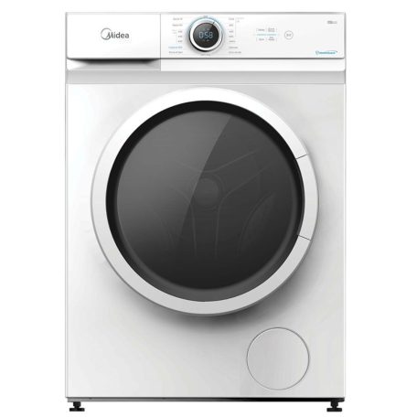 Midea MF100W70/W-HR Elöltöltős mosógép D Energiaosztály, 7 kg, Keskeny mélység, 1200 fordulat/perc, Centrifugálási zajszint: 80 dB, Inverter motor nélkül, Gőzfunkció nélkül