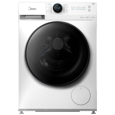 Midea MF200W90WB/W-HRElöltöltős mosógép A Energiaosztály, 9 kg, Normál mélység, 1400 fordulat/perc, Centrifugálási zajszint: 76 dB, Inverter motorral,  Gőzfunkció nélkül