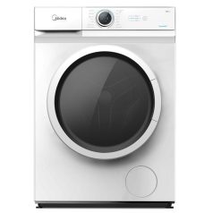   Midea MF100W80B/W-HRElöltöltős mosógép B Energiaosztály, 8 kg, Normál mélység, 1400 fordulat/perc, Centrifugálási zajszint: 76 dB, Inverter motorral,  Gőzfunkció nélkül