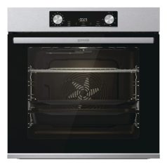   Gorenje BOS6737E13X Beépíthető Sütő 12 funkcióval, Digit. Kijelzővel, 77 L, Teleszkópos sütősín, Öntisztító funkció: Gőztisztítás