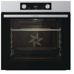   Gorenje BO6735E02X Beépíthető Sütő 10 funkcióval, Digit. Kijelzővel, 77 L, Teleszkópos sütősín nélkül, Öntisztító funkció: Gőztisztítás