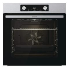   Gorenje BO6735E02X Beépíthető Sütő 10 funkcióval, Digit. Kijelzővel, 77 L, Teleszkópos sütősín nélkül, Öntisztító funkció: Gőztisztítás