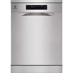   Electrolux ESM48400SX Szabadonálló mosogatógép 14 teríték, 10.5 L fogyasztás, 8 program,  44 dB zajszint, C energia, Felső evőeszköztartó , 60 cm, Digit. kijelző, Automata ajtónyitással