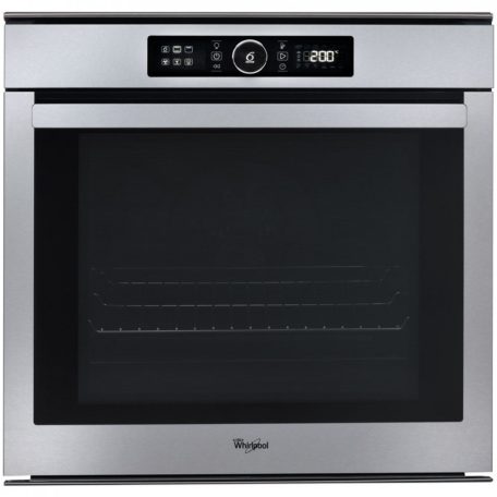 Whirlpool AKZM 8480 IX Beépíthető Sütő 12 funkcióval,73 L,Teleszkópos sütősín,Pirolitikus