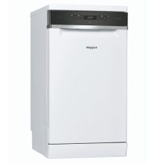   Whirlpool WSFO 3B23 P Szabadonálló mosogatógép 10 teríték, 9 L fogyasztás, 7 program,  44 dB zajszint, D energia, Felső evőeszköztartó , 45 cm, Digit. kijelző, Automatikus ajtónyitással