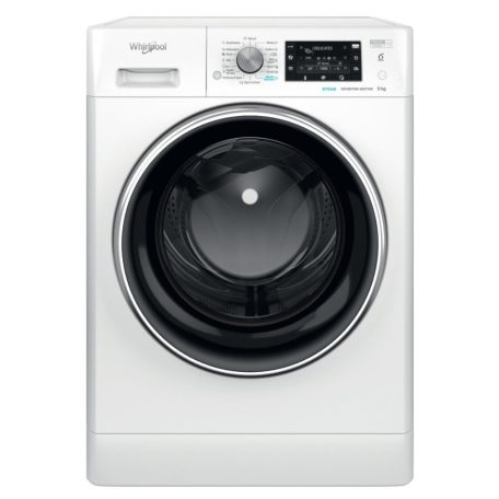 Whirlpool FFD 9489 BCV EE Elöltöltős gőzfunkciós mosógép A Energiaosztály, 9 kg, Normál mélység, 1351 fordulat/perc, Centrifugálási zajszint: 78 dB, Inverter motorral,  Gőzfunkcióval