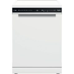   Whirlpool W7F HS41 Szabadonálló mosogatógép 15 teríték, 11 L fogyasztás, 8 program,  41 dB zajszint, C energia, Felső evőeszköztartó , 60 cm, Digit. kijelző, Automata ajtónyitással