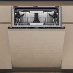   Whirlpool W7I HF60 TUS Beépíthető mosogatógép, bútorlap nélkül 15 teríték, 9.5 L fogyasztás, 8 program,  40 dB zajszint, A energia, Felső evőeszköztartó , 60 cm, Digit. kijelző, Automata ajtónyitással