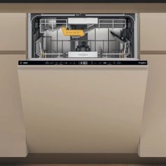   Whirlpool W8I HT58 TS Beépíthető mosogatógép, bútorlap nélkül 14 teríték, 9.5 L fogyasztás, 7 program,  38 dB zajszint, B energia, Alsó evőeszköztartó , 60 cm, Digit. kijelző, Automata ajtónyitással