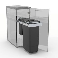   EKOTECH SMART INOX 1x26 liter+1x7 liter Szelektív hulladékgyűjtő