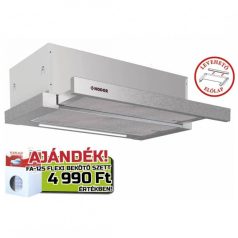   Nodor NorBreeze EXTENDER 33 60 X Kihúzható páraelszívó LED világítás  1 db motor, 600 m3/h,  54-70 dB zajszint,  60 cm széles,  B Energiaosztály